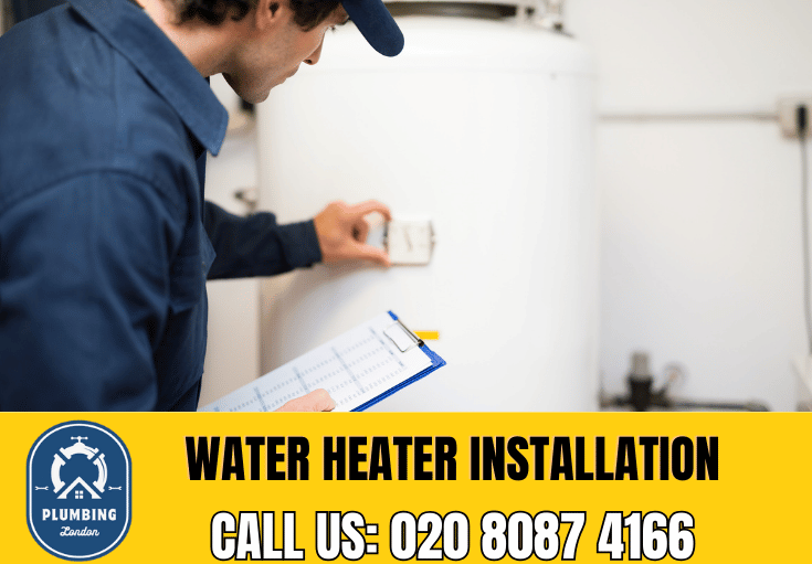 water heater installation East Ham